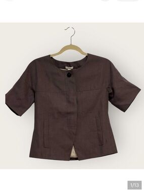 NWT J. Crew Short Sleeve Linen Blazer, 12